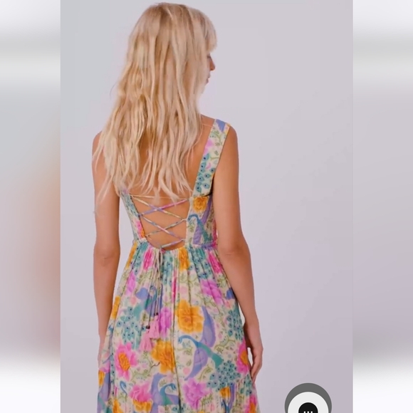 **1 Left!! Med**Spell Boheme Strappy Maxi Dress - Picture 14 of 16